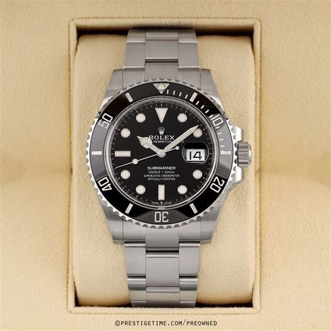 pre owned rolex submariner ceramic no date|stainless steel 41mm rolex submariner.